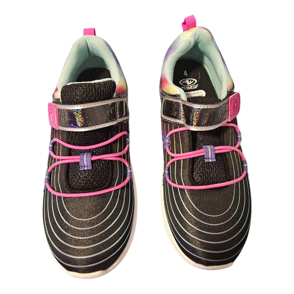 Athletic Works Black & Pink Sneakers
